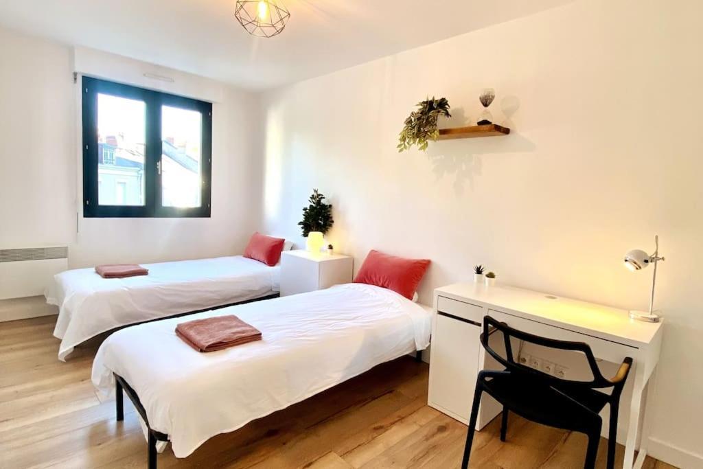 Appartement Centre Des Congres - Balcon - Facultes - Parking 앙제 외부 사진